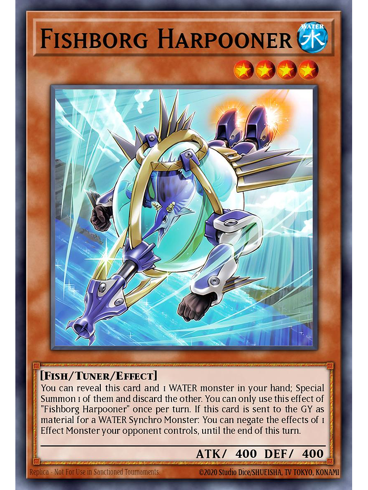 Fishborg Harpooner - LEDE-EN032 - Super Rare 1st Edition 1