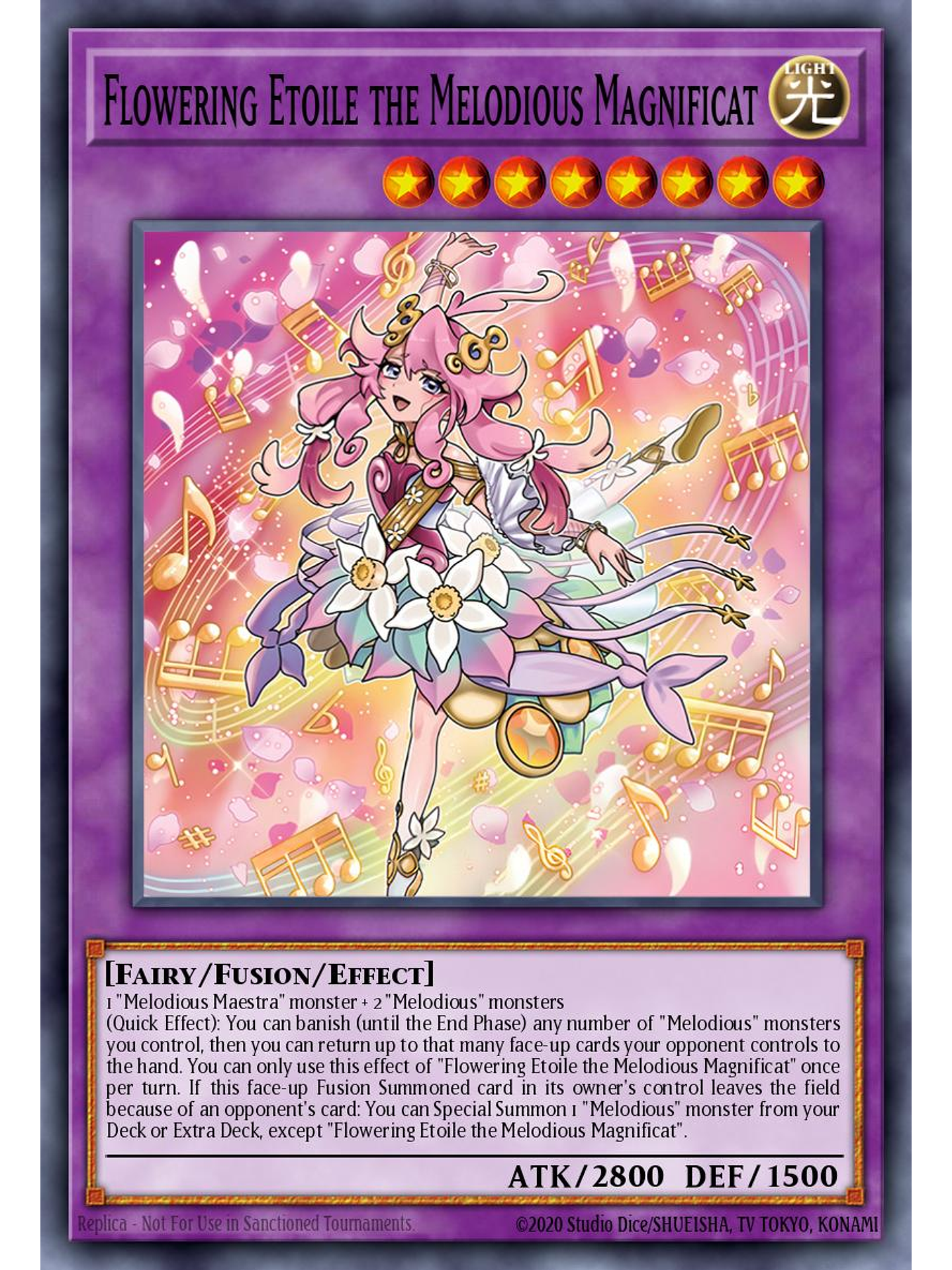 Flowering Etoile the Melodious Magnificat - LEDE-EN036 - Super Rare 1st Edition 1