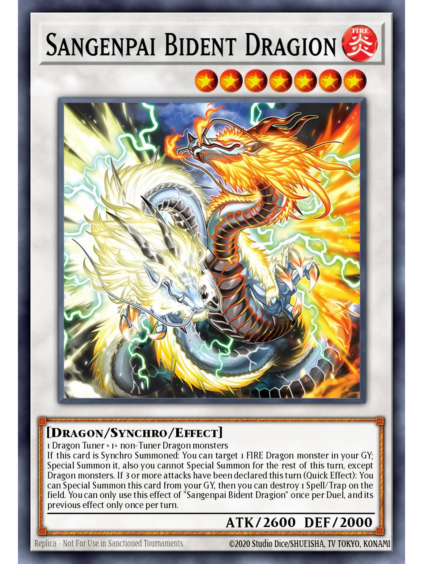 Sangenpai Bident Dragion - LEDE-EN039 - Common 1st Edition 1