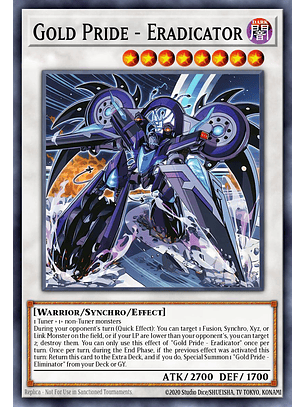 Gold Pride - Eradicator - LEDE-EN041 - Ultra Rare 1st Edition