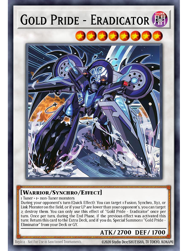 Gold Pride - Eradicator - LEDE-EN041 - Ultra Rare 1st Edition 1