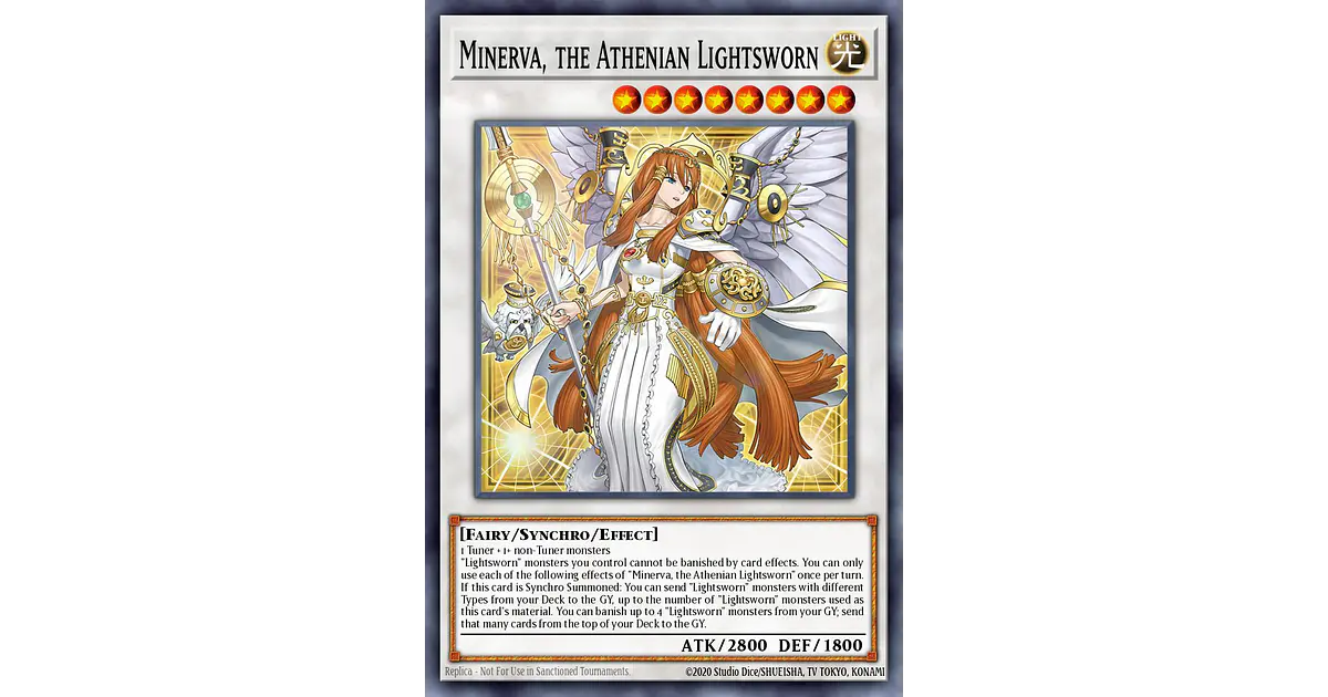 minerva yugioh card Amazon.com: YU-GI-OH! - Minerva, Lightsworn Maiden (SDLI-EN002) - Structure  Deck: Realm of Light - 1st Edition