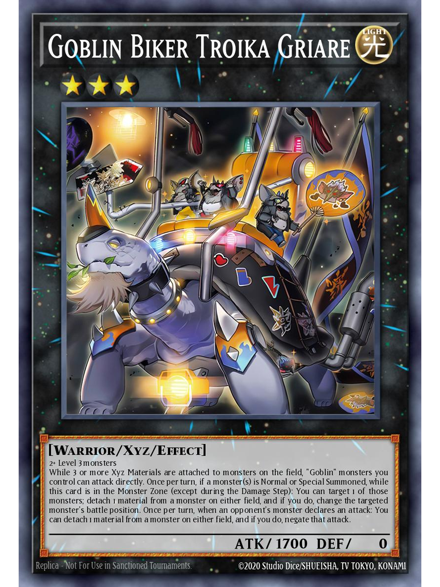 Goblin Biker Troika Griare - LEDE-EN044 - Super Rare 1st Edition 1