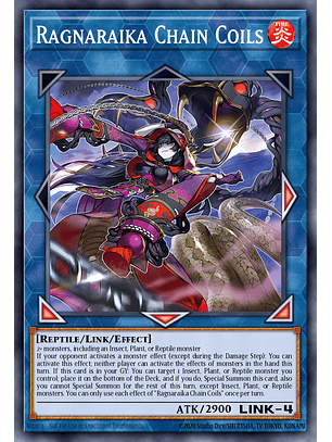 Ragnaraika Chain Coils - LEDE-EN049 - Super Rare 1st Edition
