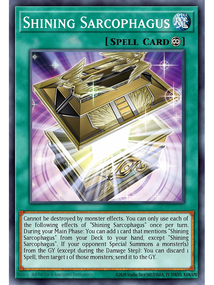 Shining Sarcophagus - LEDE-EN051 - Secret Rare 1st Edition 1