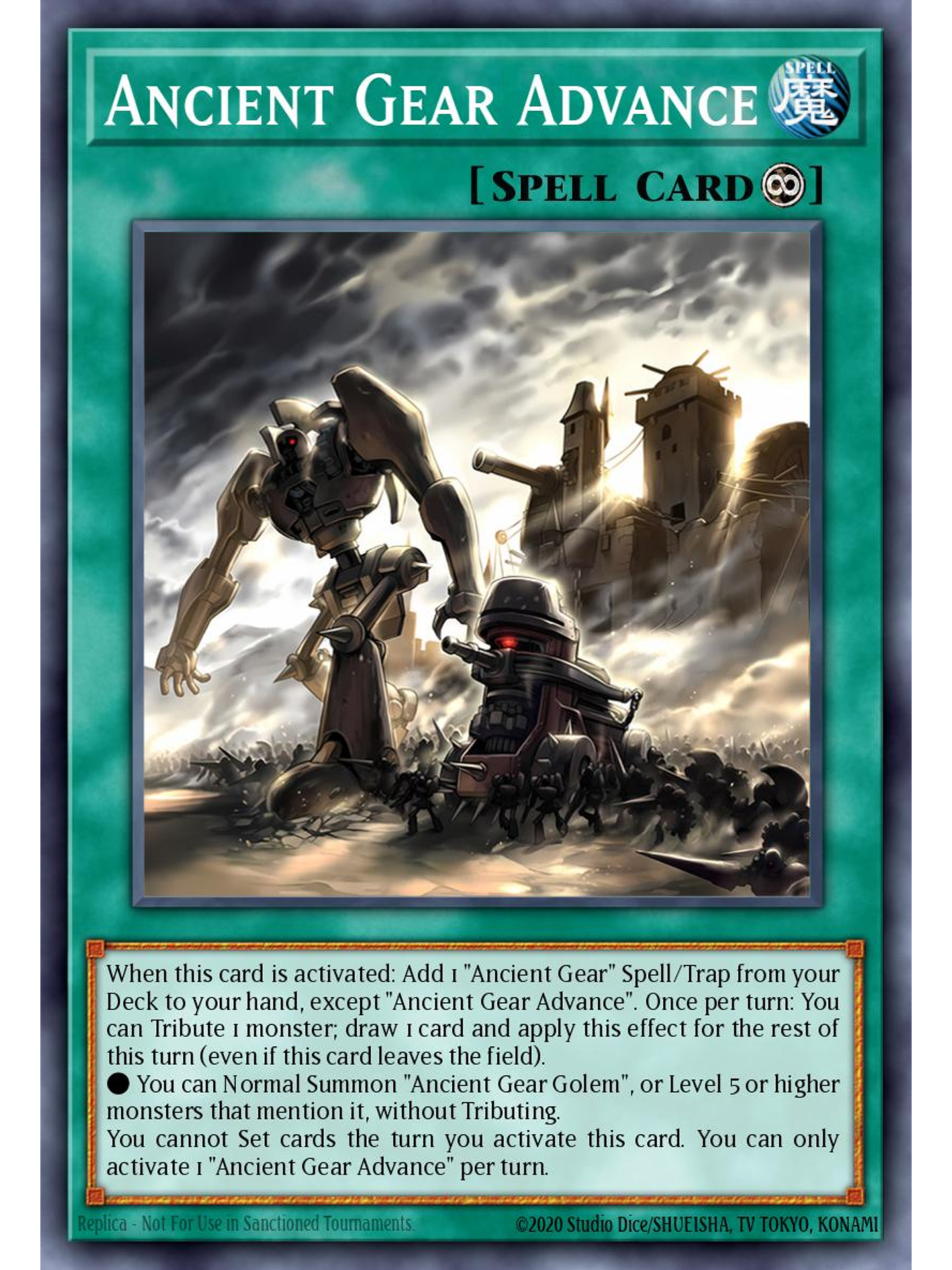 Ancient Gear Advance - LEDE-EN055 - Common 1st Edition 1