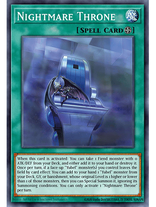 Nightmare Throne - LEDE-EN061 - Ultra Rare 1st Edition