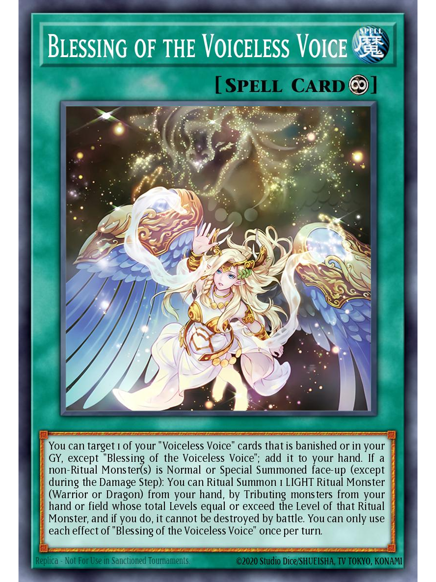 Blessing of the Voiceless Voice - LEDE-EN062 - Super Rare 1st Edition 1