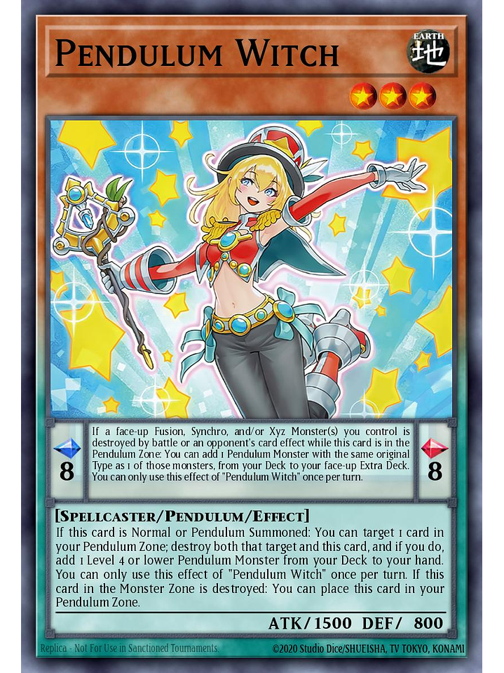 Pendulum Witch - LEDE-EN098 - Super Rare 1st Edition 1