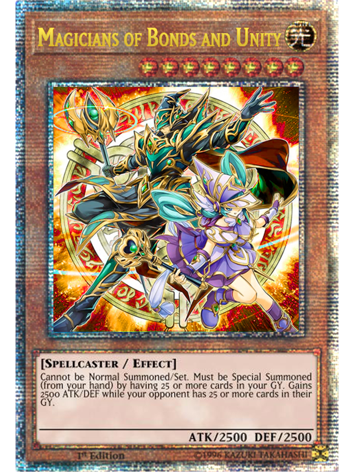 Magicians of Bonds and Unity - LEDE-EN000 - Quarter Century Rare 1st Edition 1