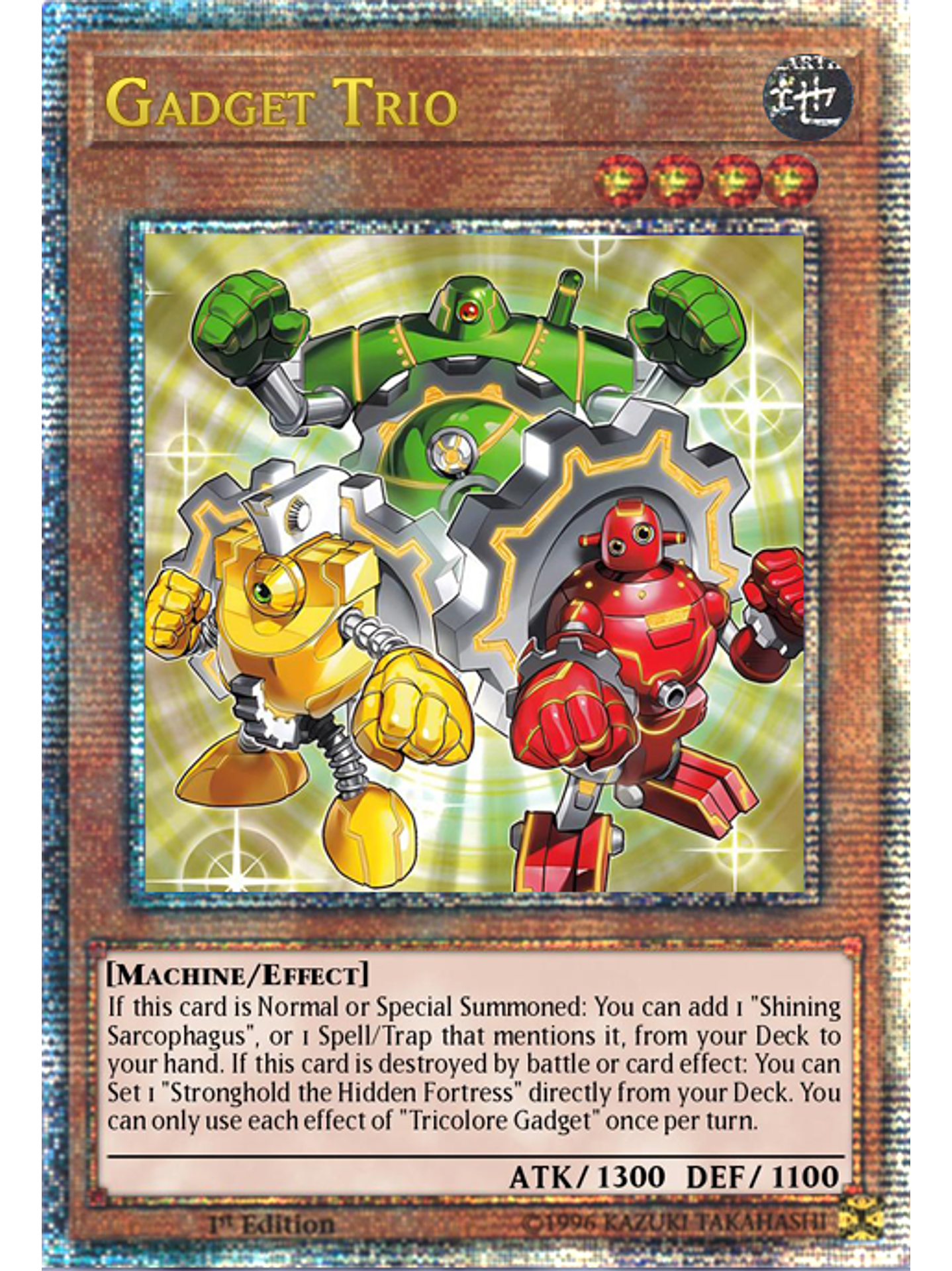 Gadget Trio - LEDE-EN004 - Quarter Century Rare 1st Edition 1