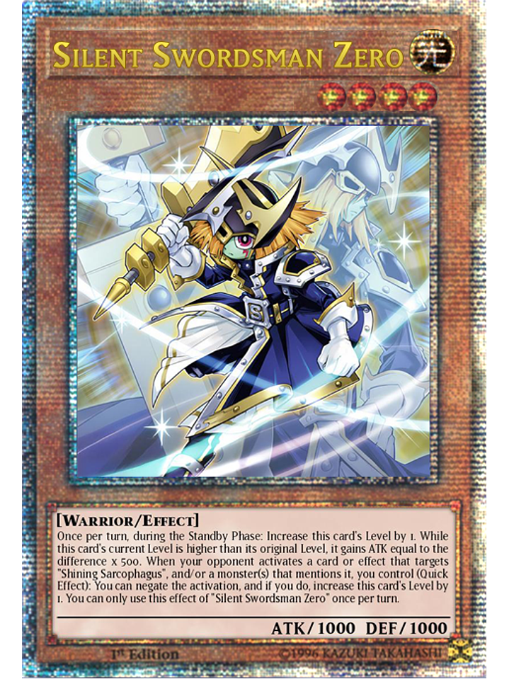 Silent Swordsman Zero - LEDE-EN002 - Quarter Century Rare 1st Edition 1