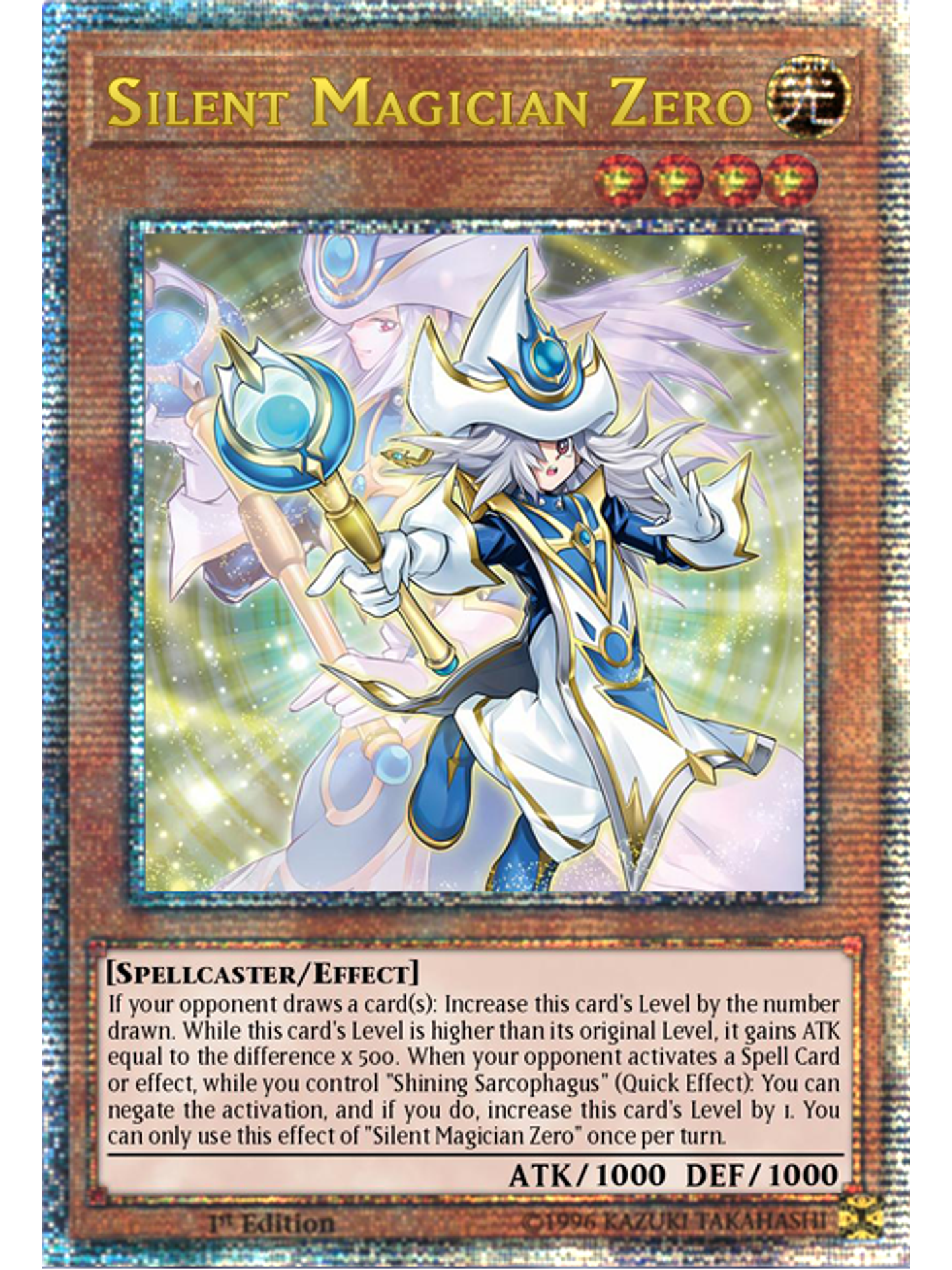 Silent Magician Zero - LEDE-EN003 - Quarter Century Rare 1st Edition 1