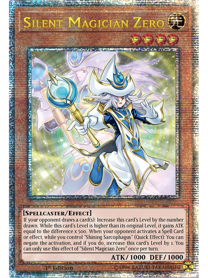 Silent Magician Zero - LEDE-EN003 - Quarter Century Rare 1st Edition 1