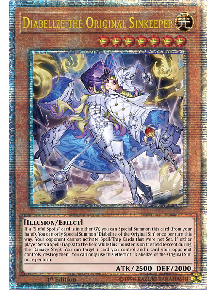 Diabellze the Original Sinkeeper - LEDE-EN012 - Quarter Century Rare 1st Edition 1