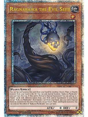 Ragnaraika the Evil Seed - LEDE-EN013 - Quarter Century Rare 1st Edition