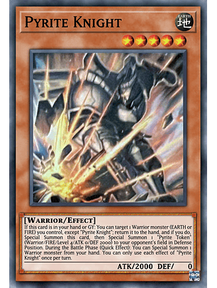 Pyrite Knight - LEDE-EN081 - Super Rare 1st Edition