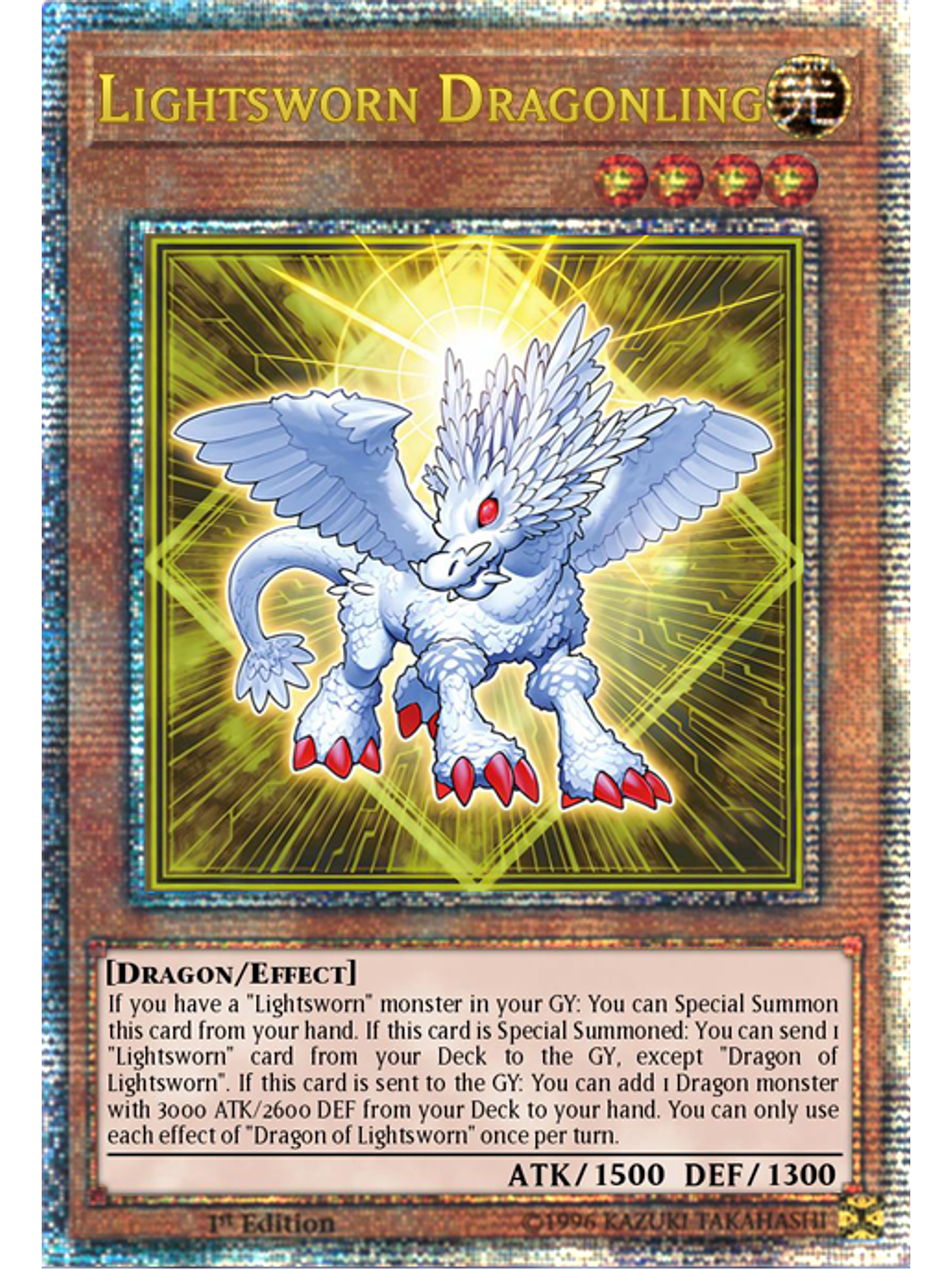 Lightsworn Dragonling - LEDE-EN023 - Quarter Century Rare 1st Edition 1