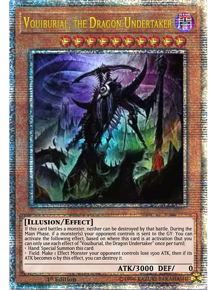 Vouiburial, the Dragon Undertaker - LEDE-EN087 - Quarter Century Rare 1st Edition 1