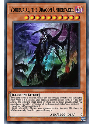 Vouiburial, the Dragon Undertaker - LEDE-EN087 - Ultra Rare 1st Edition