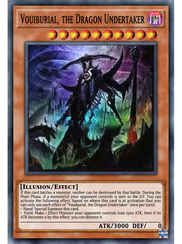 Vouiburial, the Dragon Undertaker - LEDE-EN087 - Ultra Rare 1st Edition 1