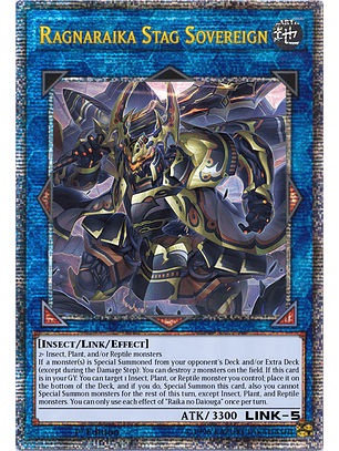 Ragnaraika Stag Sovereign - LEDE-EN050 - Quarter Century Rare 1st Edition