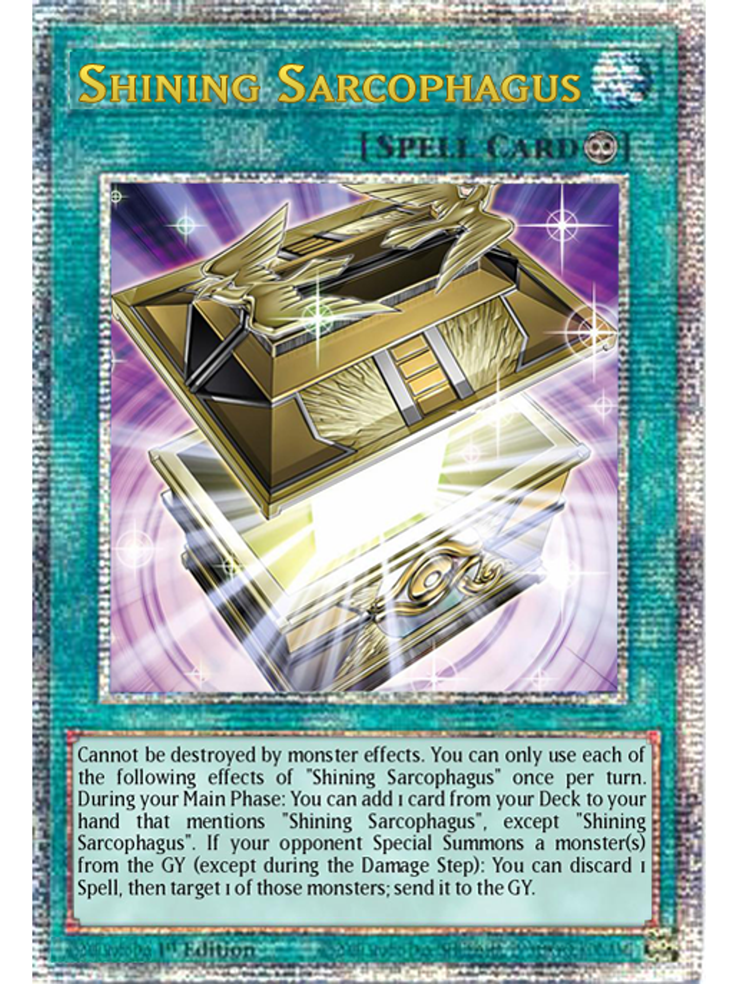 Shining Sarcophagus - LEDE-EN051 - Quarter Century Rare 1st Edition 1