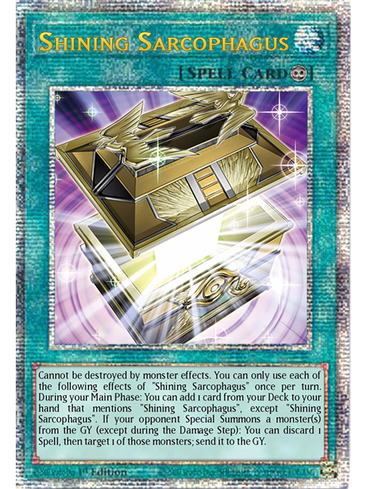 Shining Sarcophagus - LEDE-EN051 - Quarter Century Rare 1st Edition 1