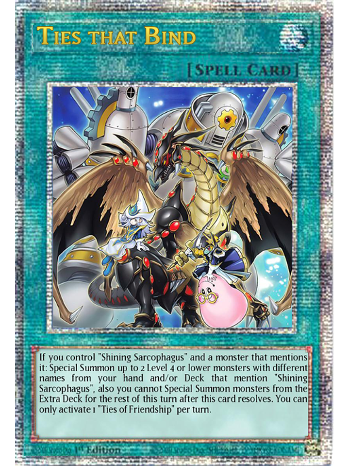 Ties That Bind - LEDE-EN053 - Quarter Century Rare 1st Edition 1