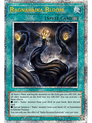 Ragnaraika Bloom - LEDE-EN058 - Quarter Century Rare 1st Edition