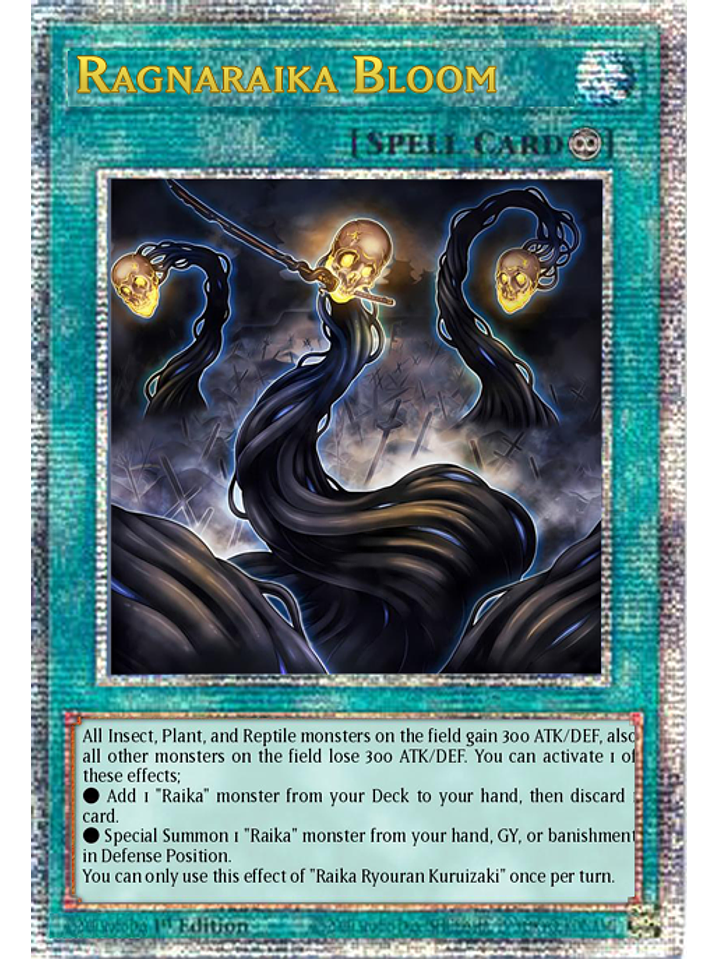 Ragnaraika Bloom - LEDE-EN058 - Quarter Century Rare 1st Edition 1