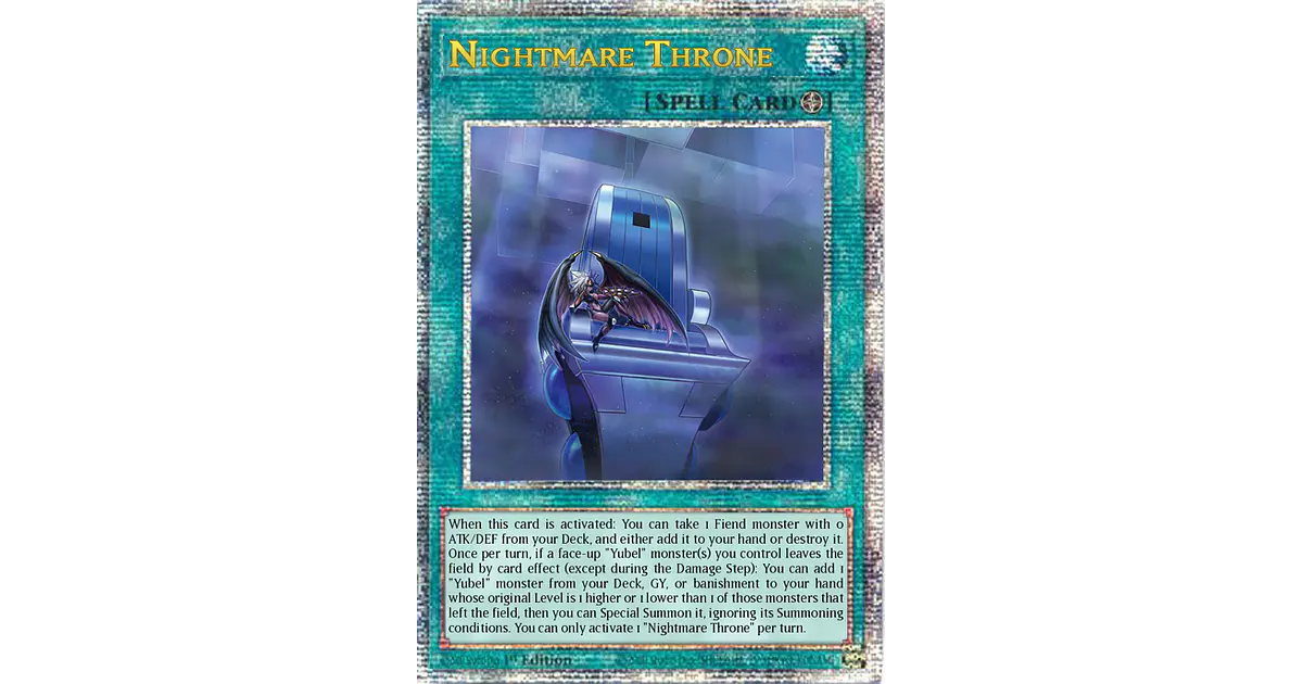 Nightmare Throne - LEDE-EN061 - Quarter Century Secret Ra
