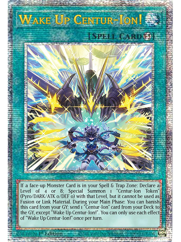 Wake Up Centur-Ion! - LEDE-EN064 - Quarter Century Rare 1st Edition 1