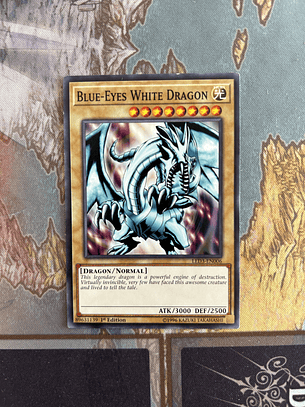 Blue-Eyes White Dragon - LED3-EN006 - Common 1st Edition