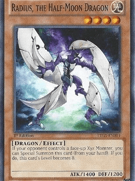 Radius, the Half-Moon Dragon - LTGY-EN014 - Common 1st Edition