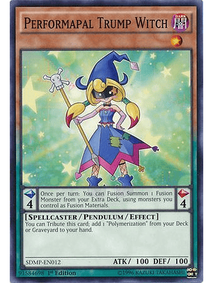 Performapal Trump Witch - SDMP-EN012 - Common 1st Edition