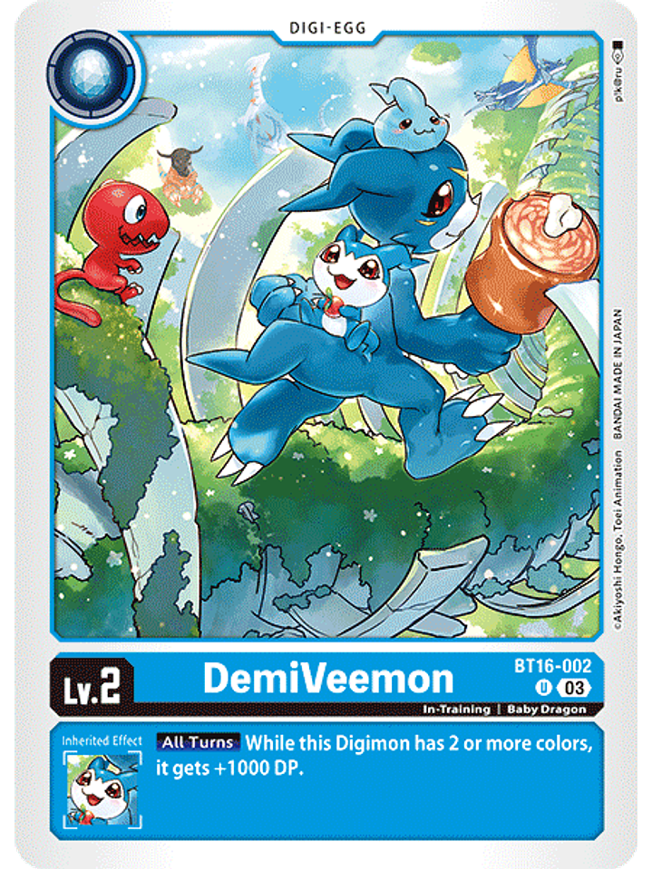 BT16-002 U DemiVeemon 1