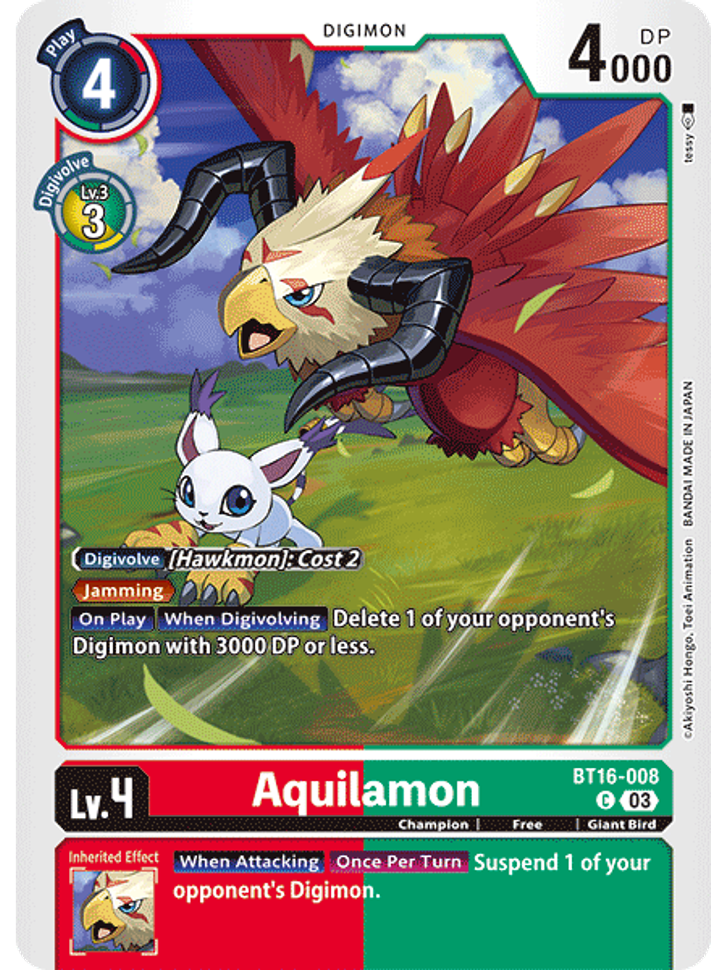 BT16-008 C Aquilamon 1