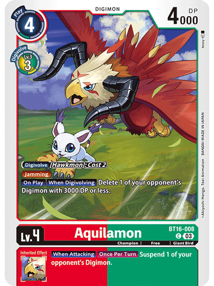 BT16-008 C Aquilamon 1