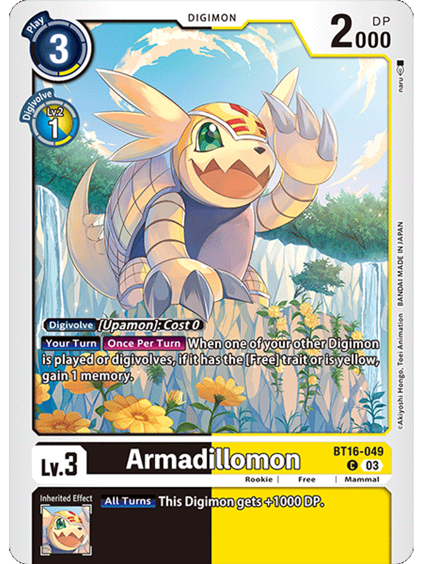 BT16-049 C Armadillomon 1