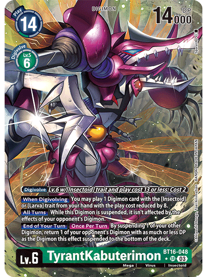 BT16-048 (Alternative Art) TyrantKabuterimon 1
