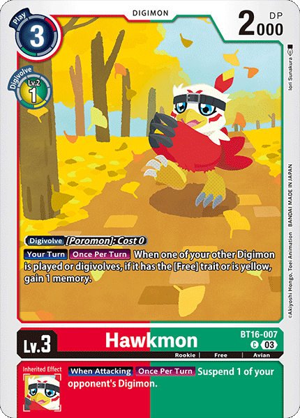 BT16-007 C Hawkmon