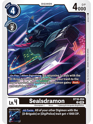 BT16-054 C Sealsdramon
