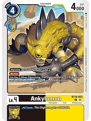 BT16-053 C Ankylomon