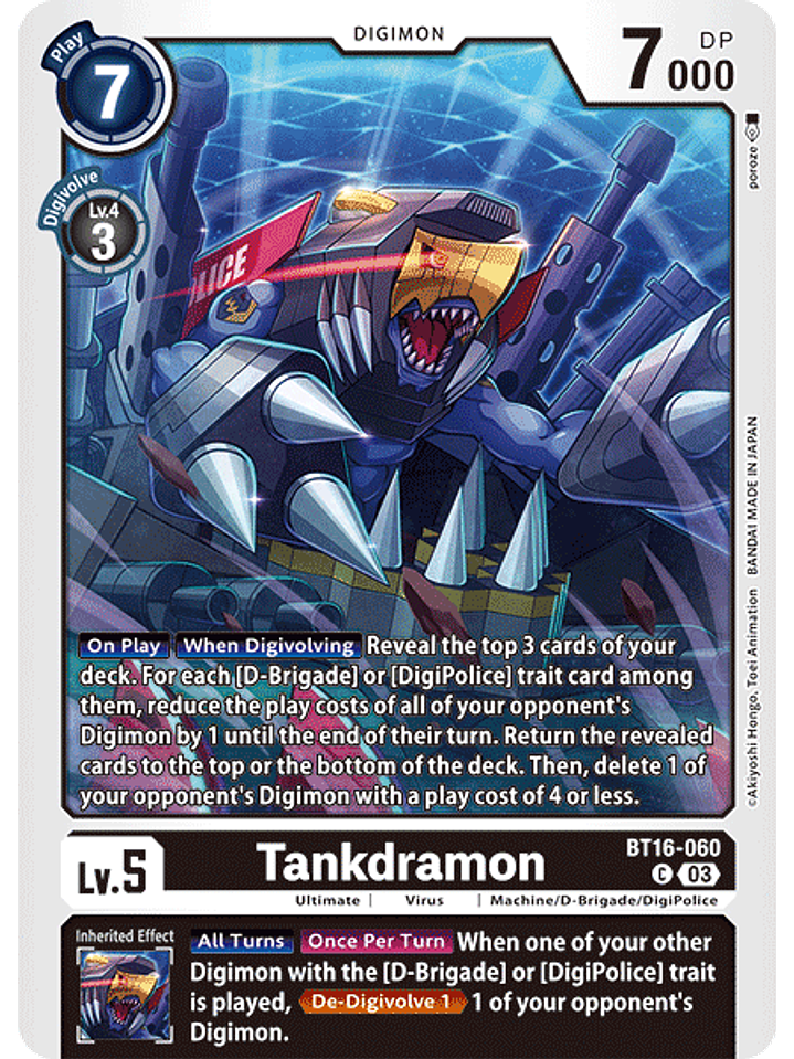 BT16-060 C Tankdramon 1