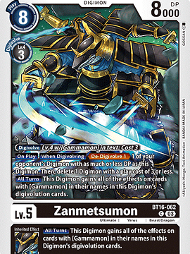 BT16-062 C Zanmetsumon