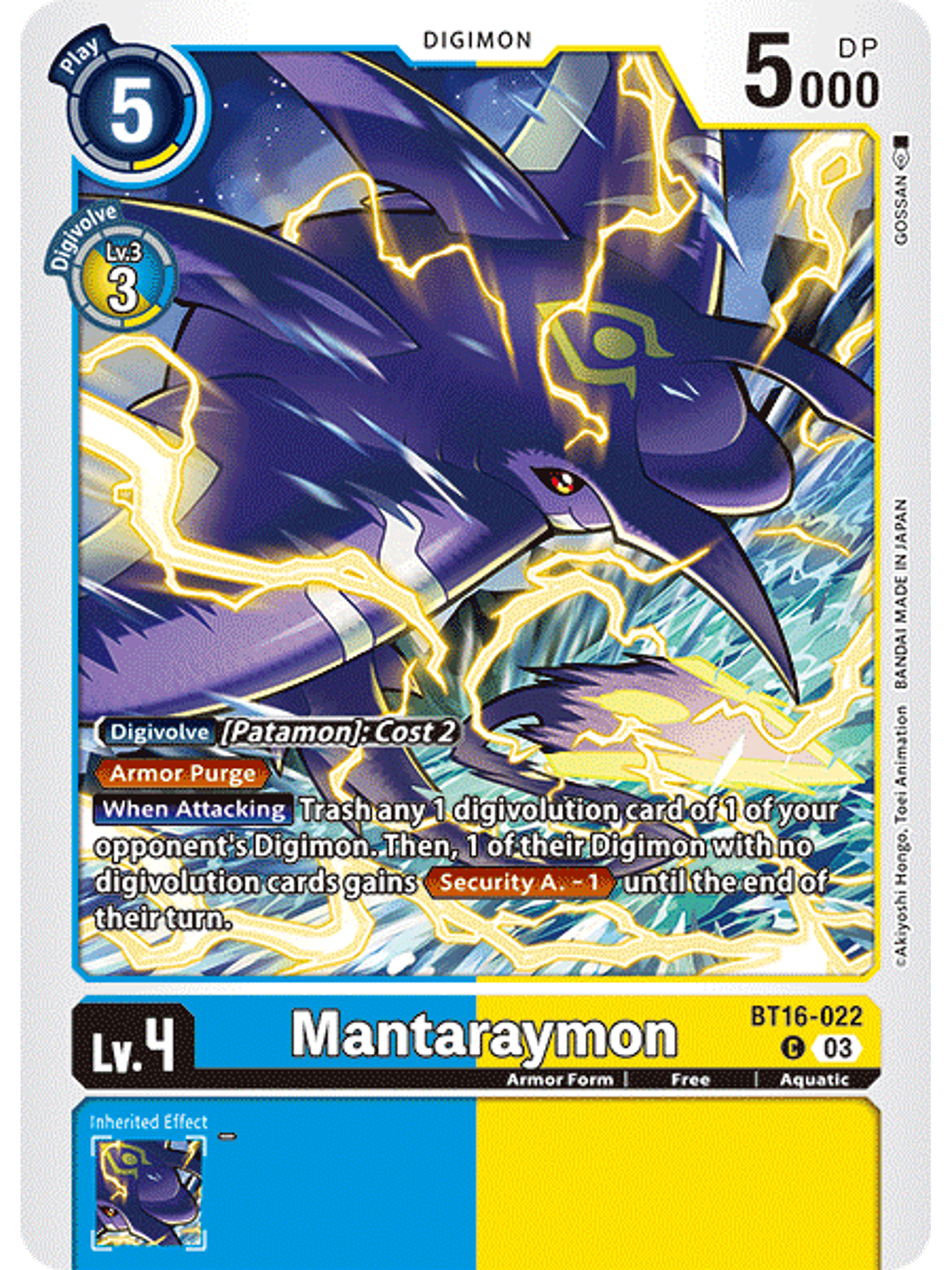 BT16-022 C Mantaraymon 1