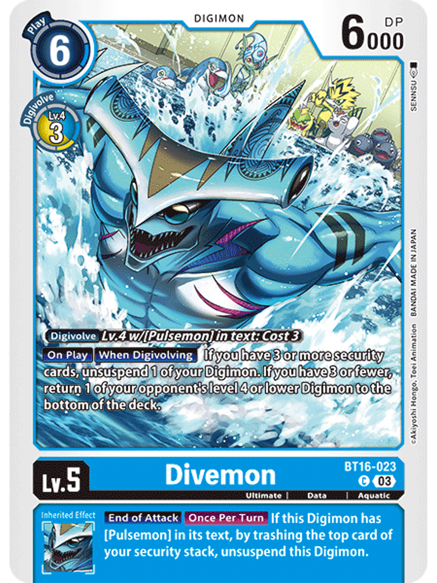 BT16-023 C Divemon 1