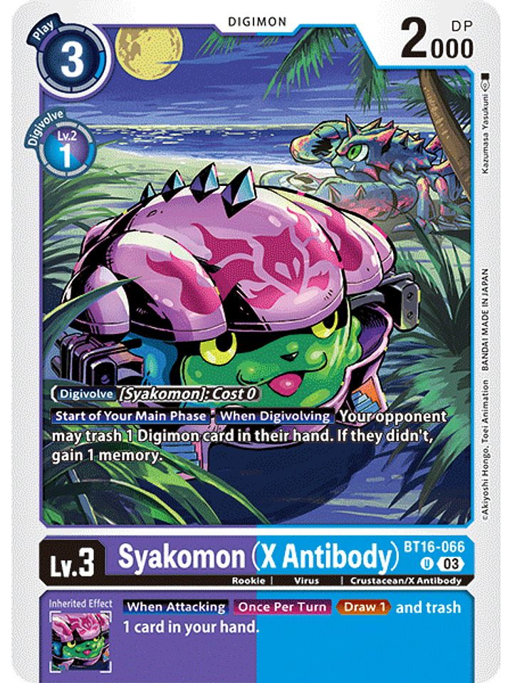 BT16-066 U Syakomon (X Antibody) 1