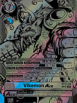 BT16-026 (Alternative Art) Vikemon ACE